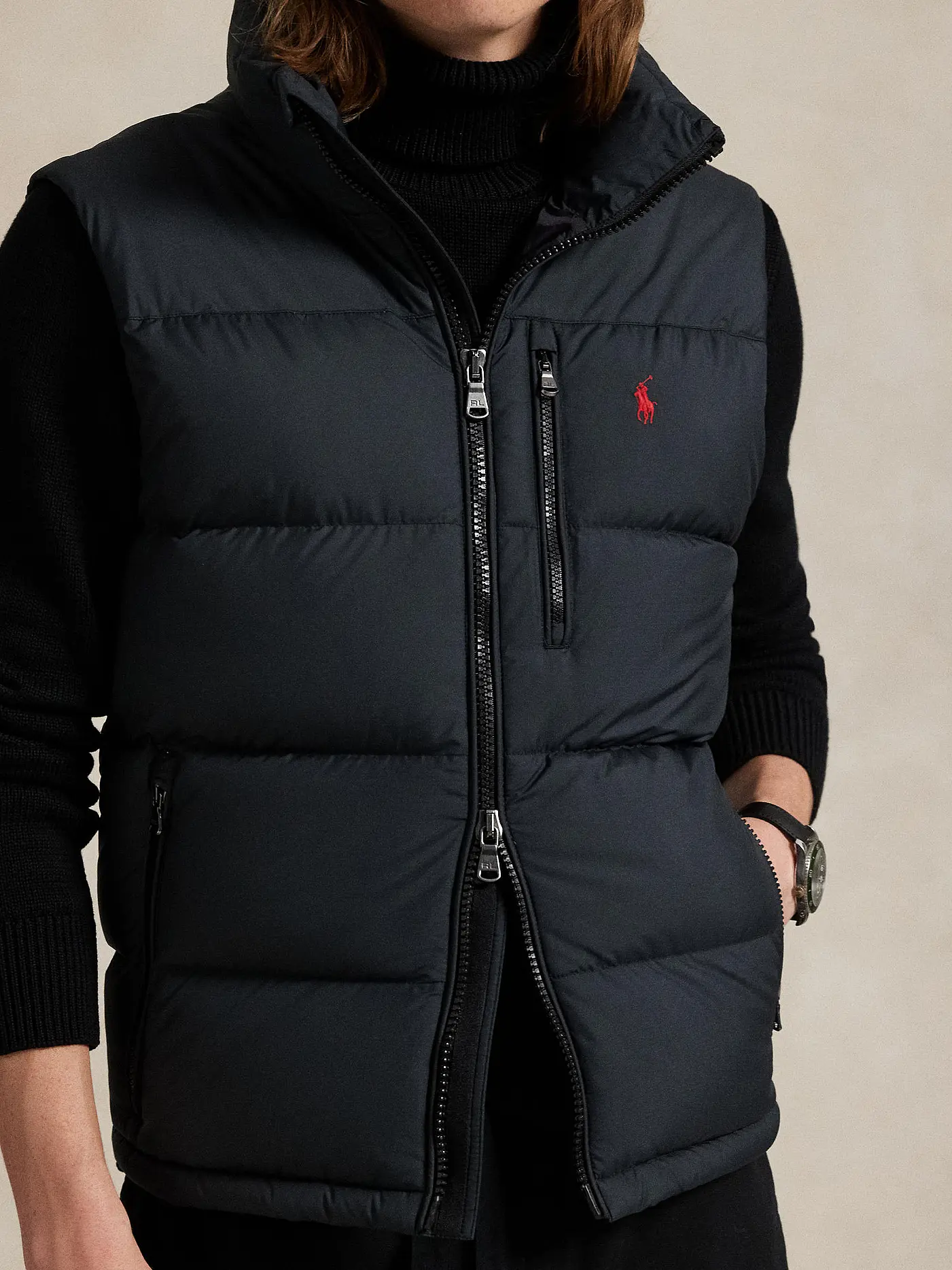 POLO RALPH LAUREN | Daunensteppgilet | schwarz
