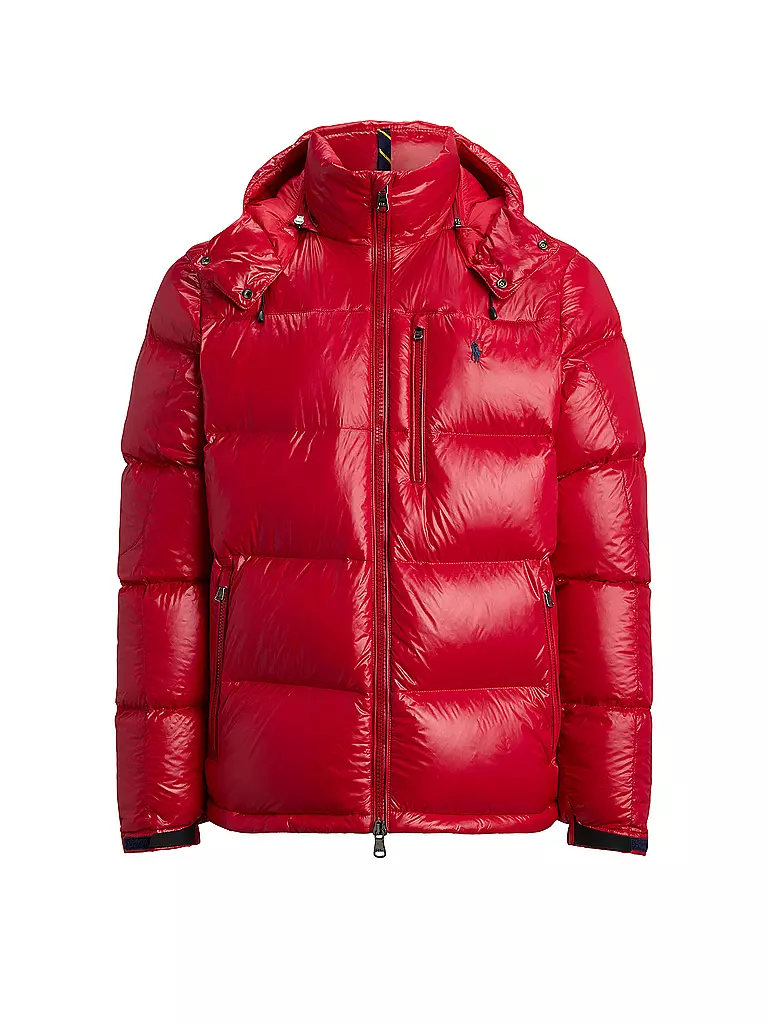 POLO RALPH LAUREN | Daunensteppjacke GORHAM GLOSSY | rot