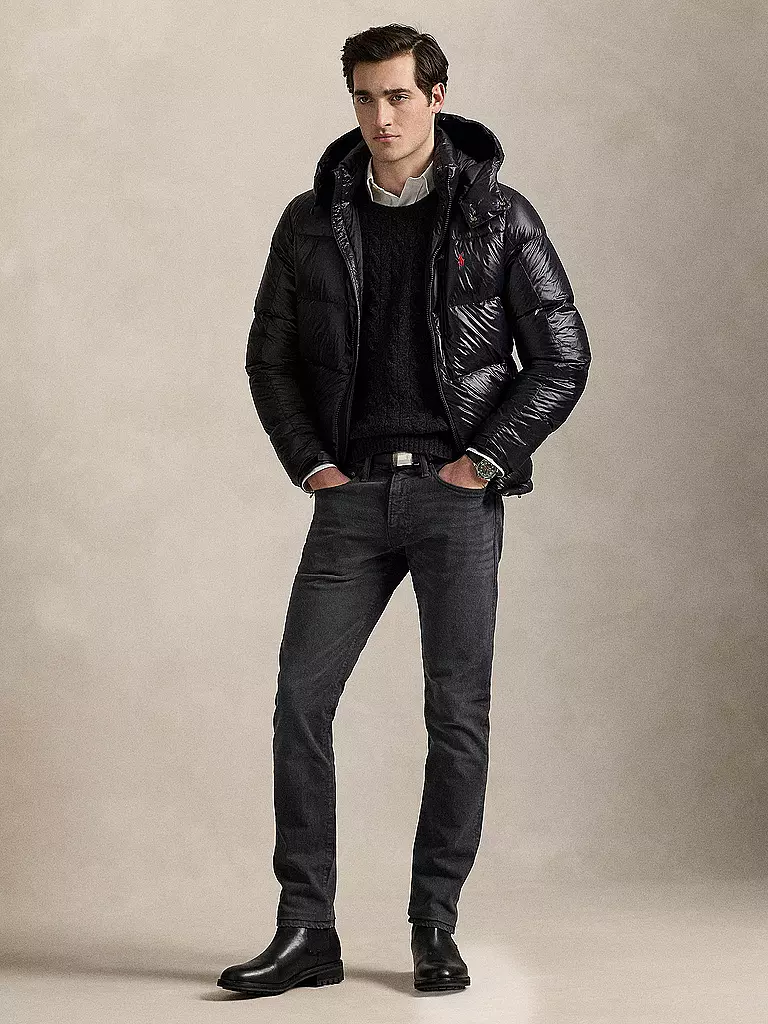 POLO RALPH LAUREN | Daunensteppjacke GORHAM GLOSSY | schwarz