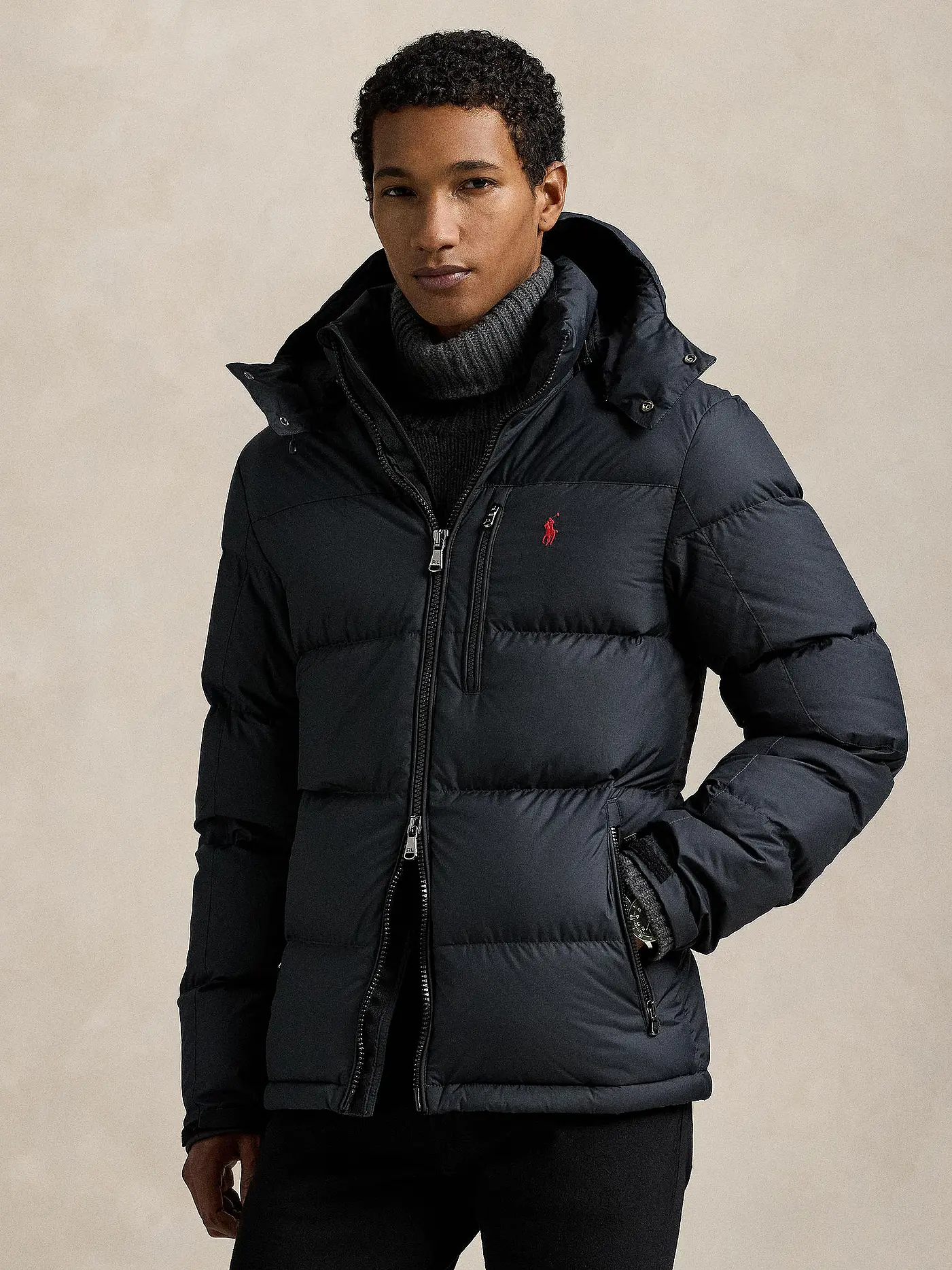 POLO RALPH LAUREN | Daunensteppjacke GORHAM | schwarz