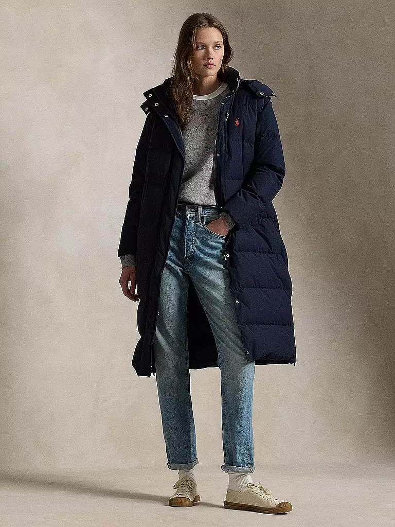 POLO RALPH LAUREN | Daunensteppmantel | dunkelblau