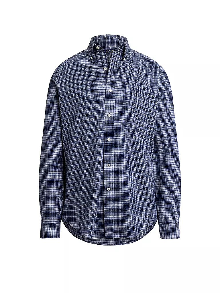 POLO RALPH LAUREN | Flanellhemd Regular Fit  | dunkelblau