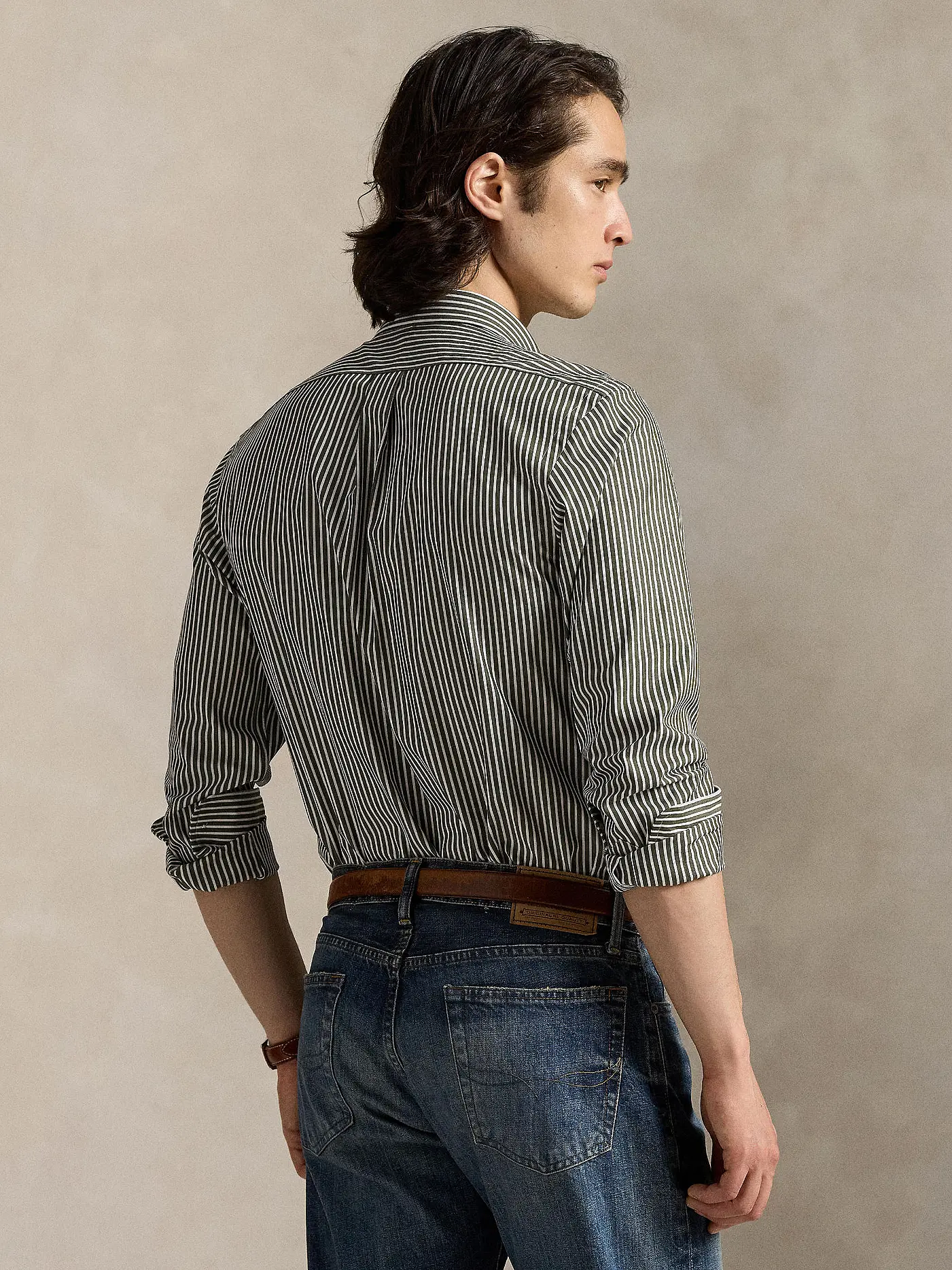 POLO RALPH LAUREN | Hemd Custom Fit  | dunkelgrün