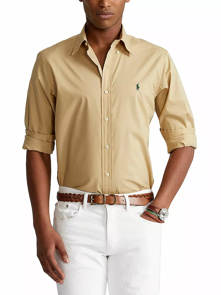 POLO RALPH LAUREN | Hemd Custom Fit  | beige