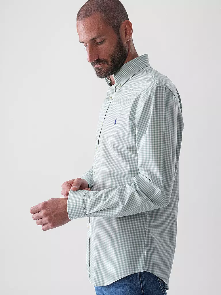 POLO RALPH LAUREN | Hemd Custom Fit | hellgrün