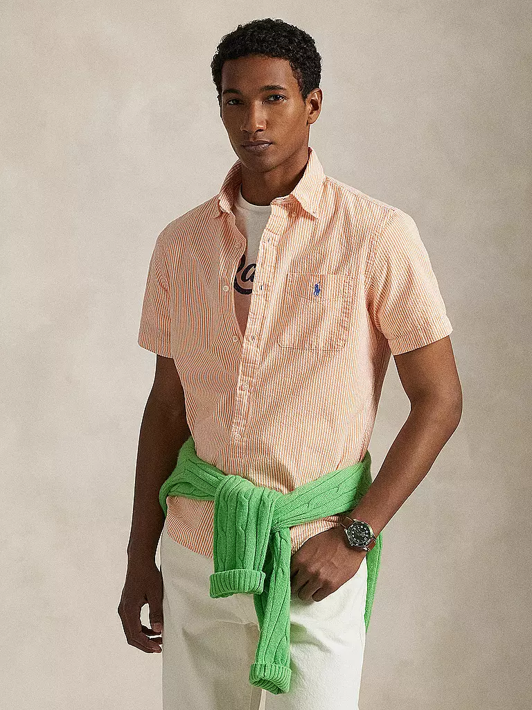 POLO RALPH LAUREN | Hemd Custom Fit | hellgrün