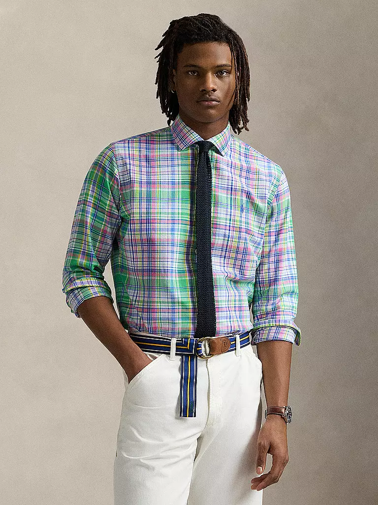 POLO RALPH LAUREN | Hemd Custom Fit | blau