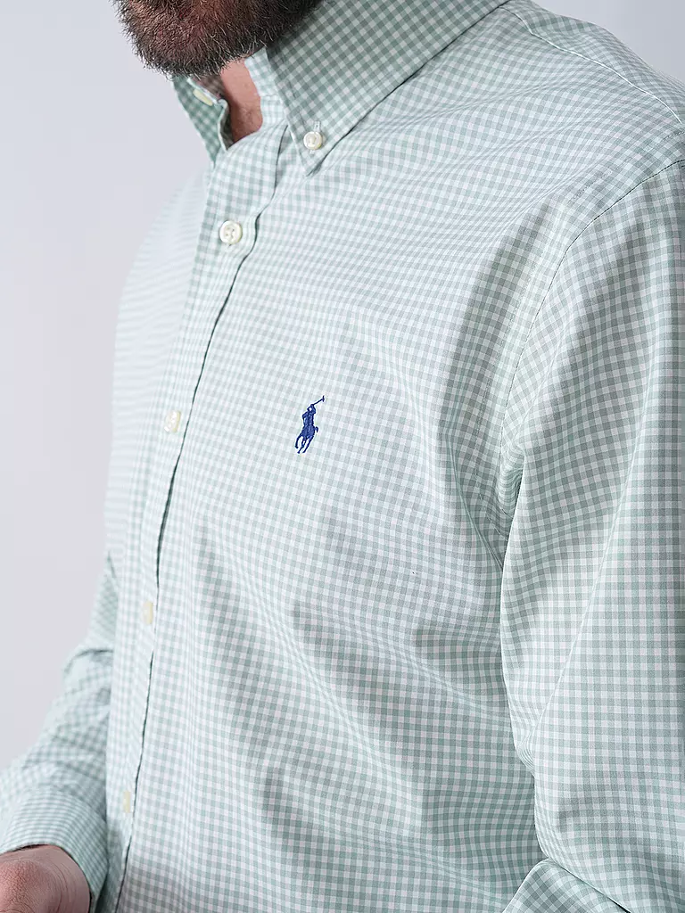 POLO RALPH LAUREN | Hemd Custom Fit | hellgrün