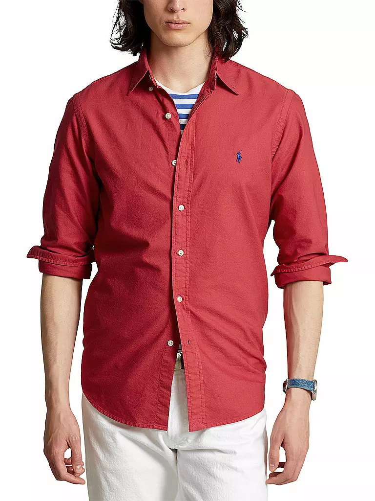 POLO RALPH LAUREN | Hemd Custom Fit | rot