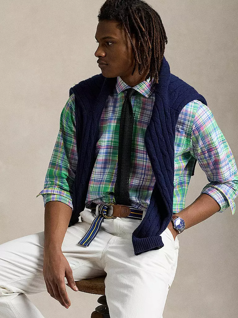 POLO RALPH LAUREN | Hemd Custom Fit | blau