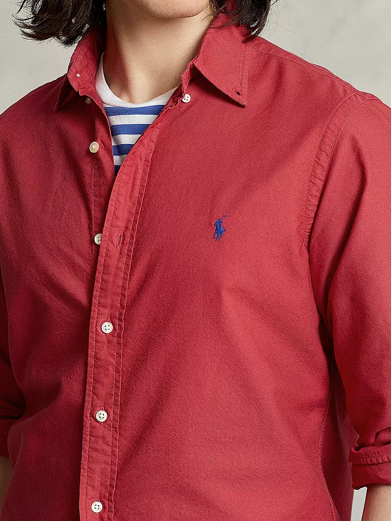 POLO RALPH LAUREN | Hemd Custom Fit | rot