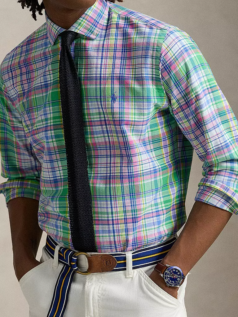 POLO RALPH LAUREN | Hemd Custom Fit | blau