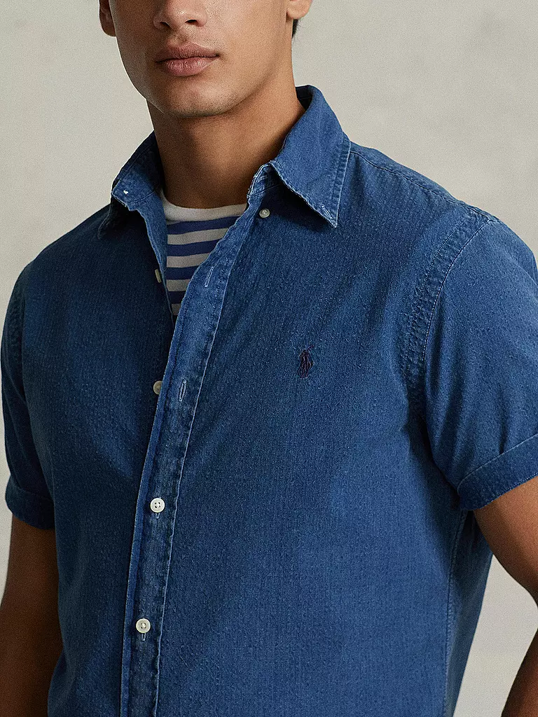 POLO RALPH LAUREN | Hemd Custom Fit | blau