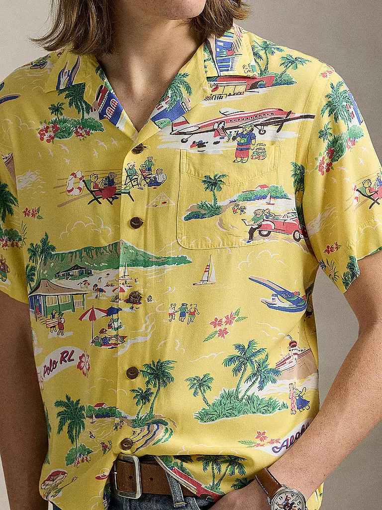 POLO RALPH LAUREN | Hemd Regular Fit | gelb