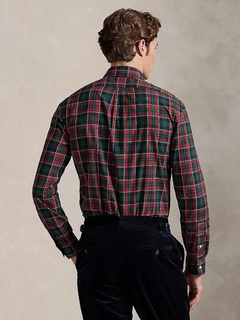POLO RALPH LAUREN | Hemd Slim Fit  | Rot