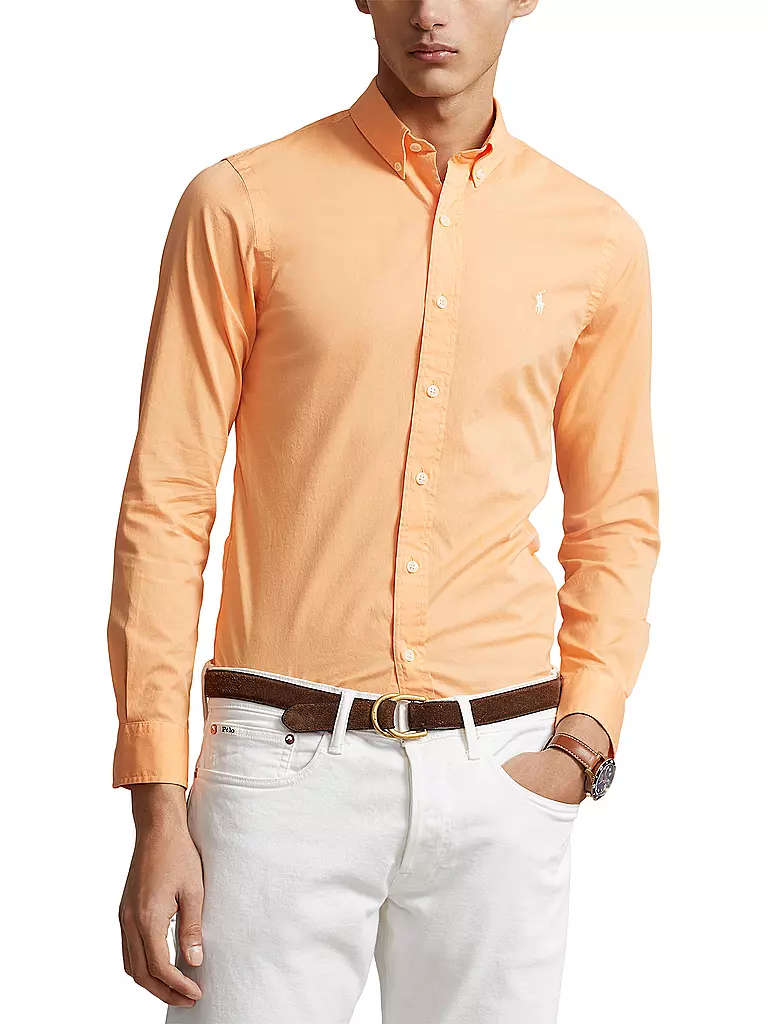 POLO RALPH LAUREN | Hemd Slim Fit  | orange