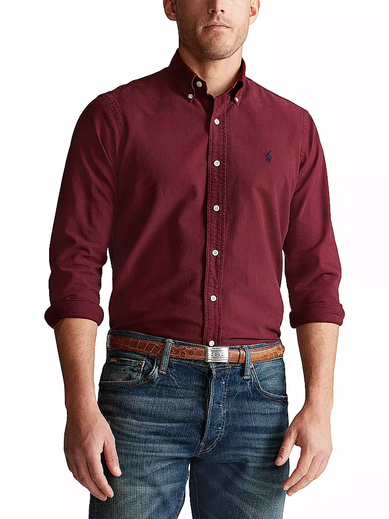 POLO RALPH LAUREN | Hemd Slim Fit | rot