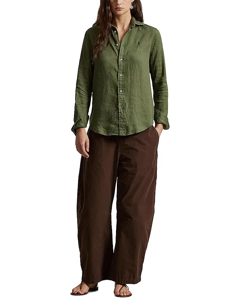 POLO RALPH LAUREN | Hemdbluse  | Olive