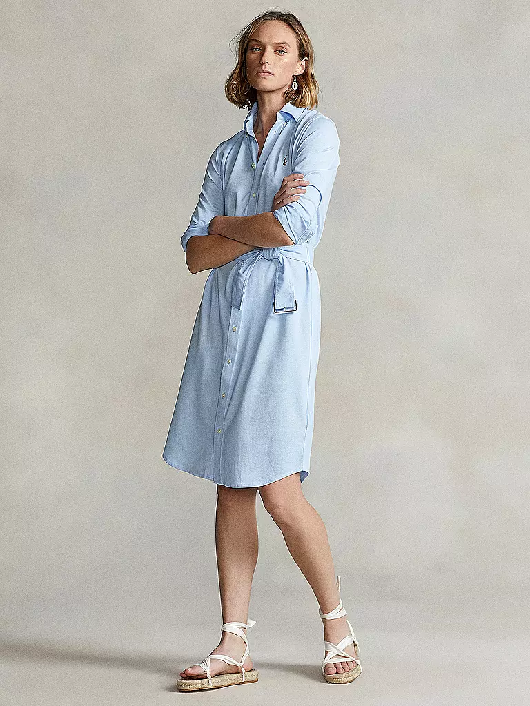 POLO RALPH LAUREN | Hemdblusenkleid Heidi | blau