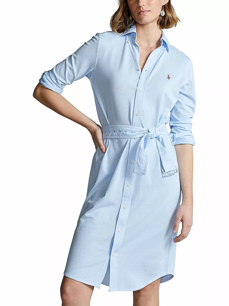 POLO RALPH LAUREN | Hemdblusenkleid Heidi | blau
