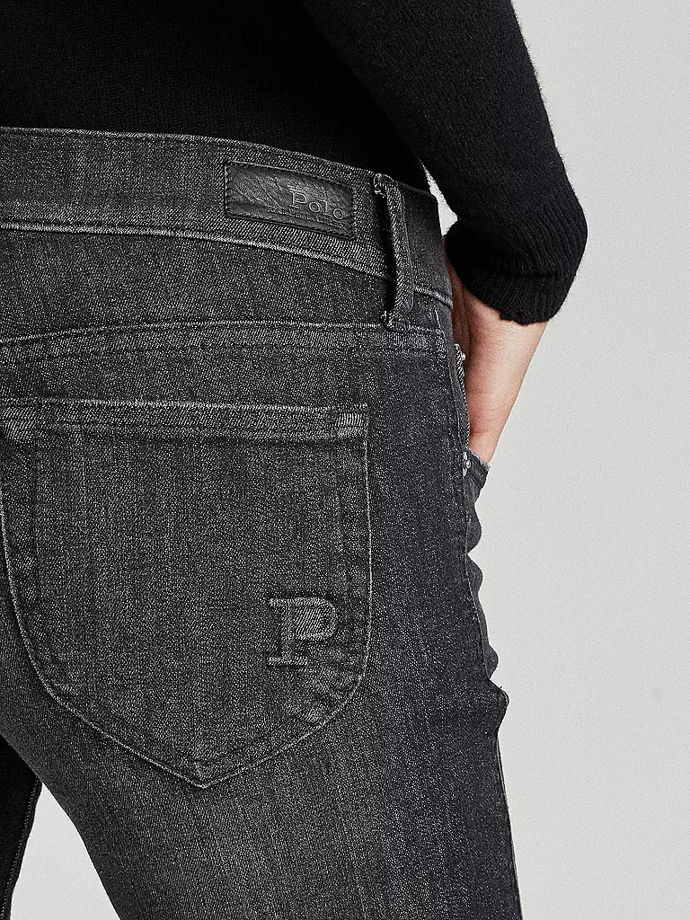 POLO RALPH LAUREN | Jeans Skinny Fit 7/8 | schwarz