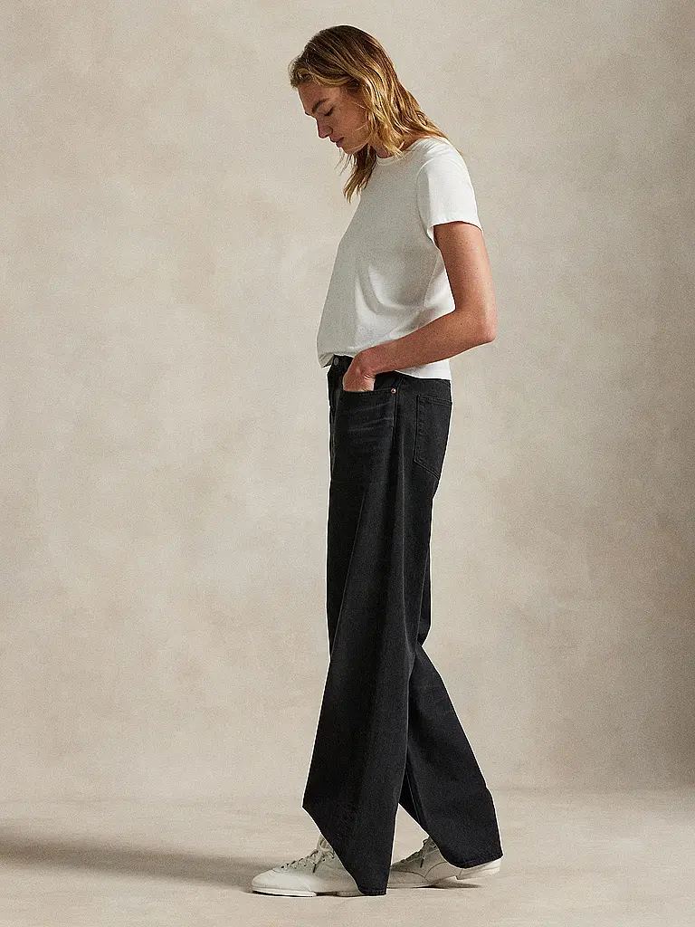 POLO RALPH LAUREN | Jeans Wide Leg  | dunkelblau