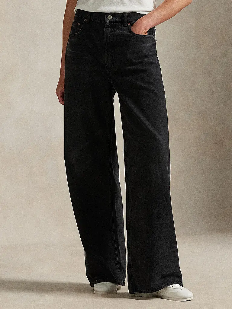 POLO RALPH LAUREN | Jeans Wide Leg  | dunkelblau