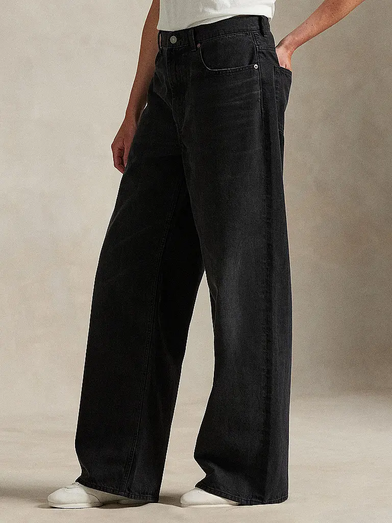 POLO RALPH LAUREN | Jeans Wide Leg  | dunkelblau