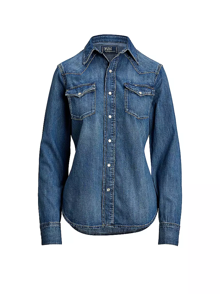 POLO RALPH LAUREN | Jeansbluse | blau
