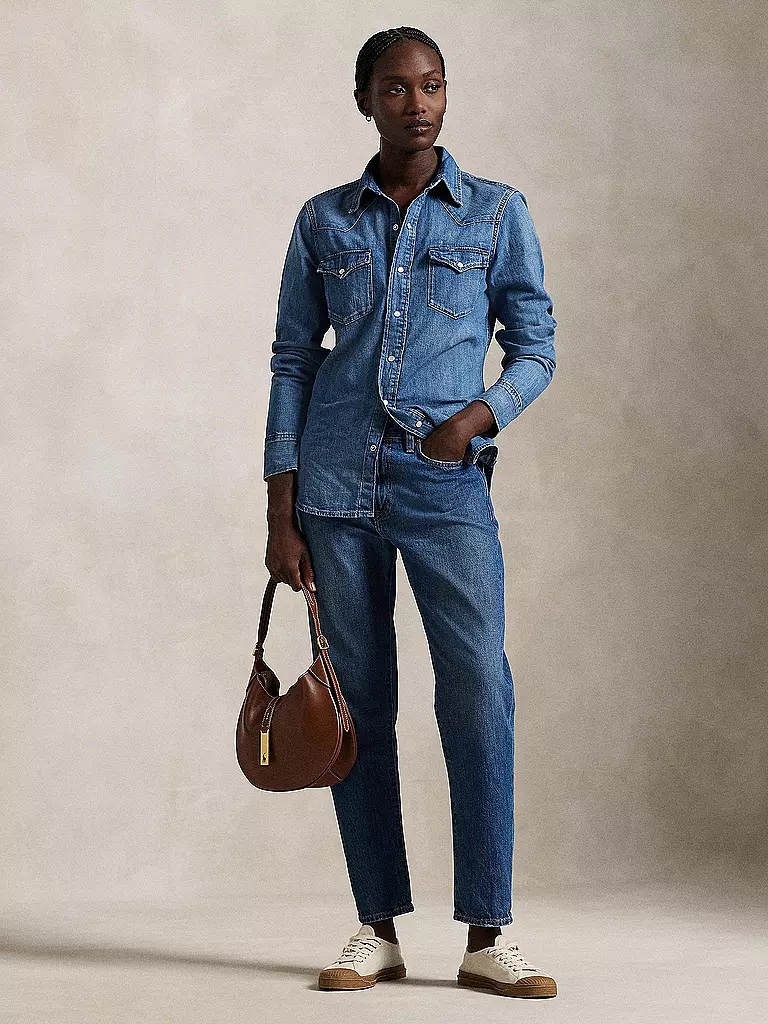 POLO RALPH LAUREN | Jeansbluse | blau