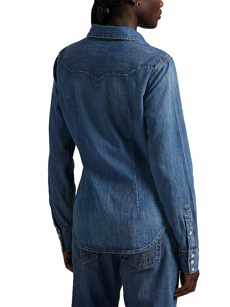 POLO RALPH LAUREN | Jeansbluse | blau