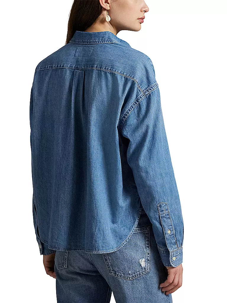 POLO RALPH LAUREN | Jeansbluse | blau