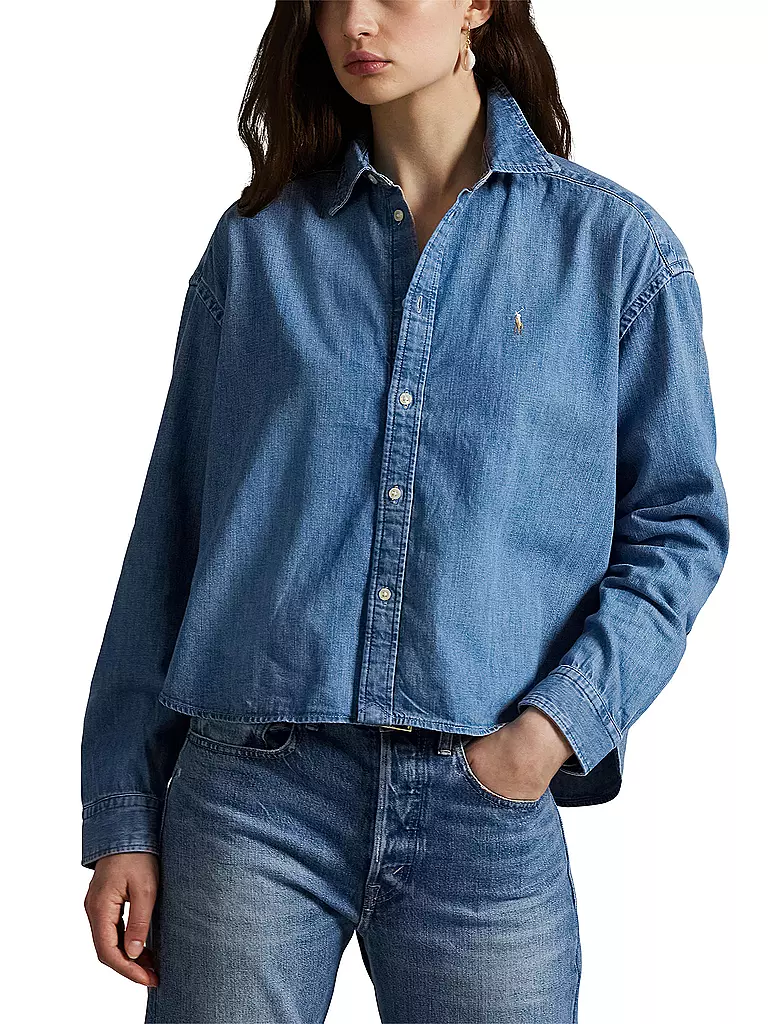 POLO RALPH LAUREN | Jeansbluse | blau