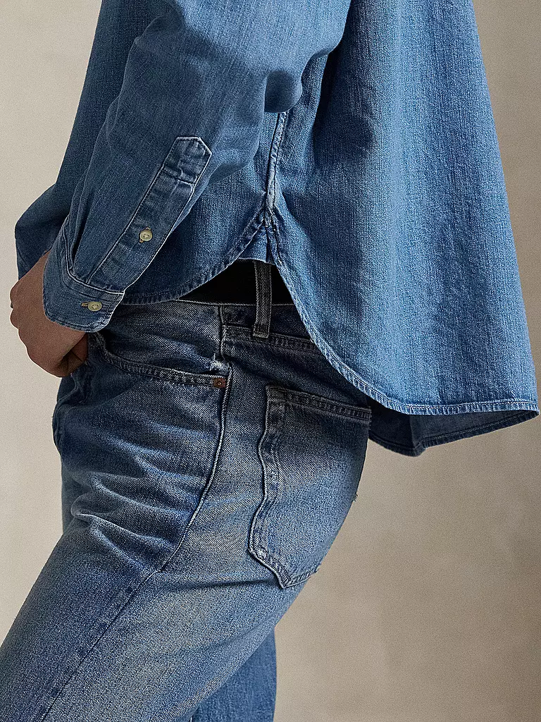 POLO RALPH LAUREN | Jeansbluse | blau