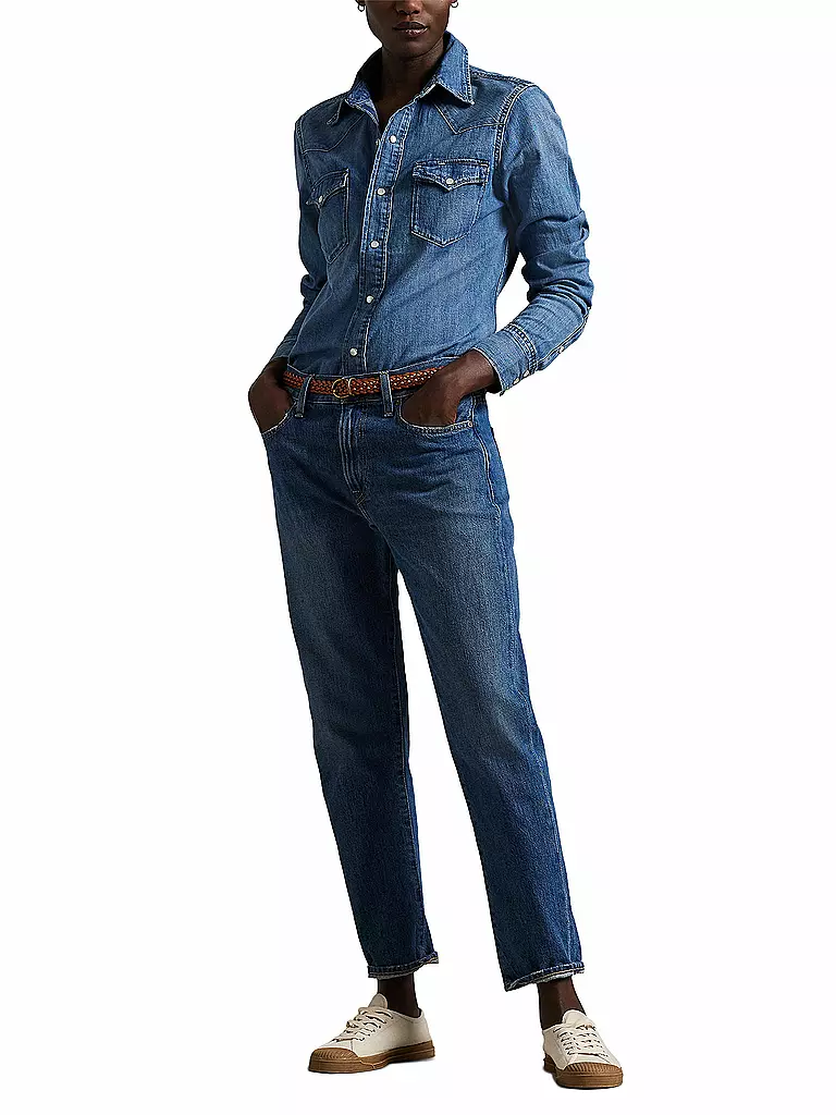 POLO RALPH LAUREN | Jeansbluse | blau
