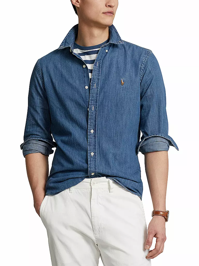 POLO RALPH LAUREN | Jeanshemd Slim Fit | blau