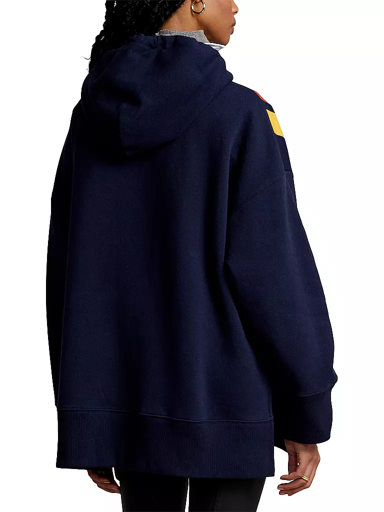 POLO RALPH LAUREN | Kapuzensweater - Hoodie Oversized Fit | dunkelblau