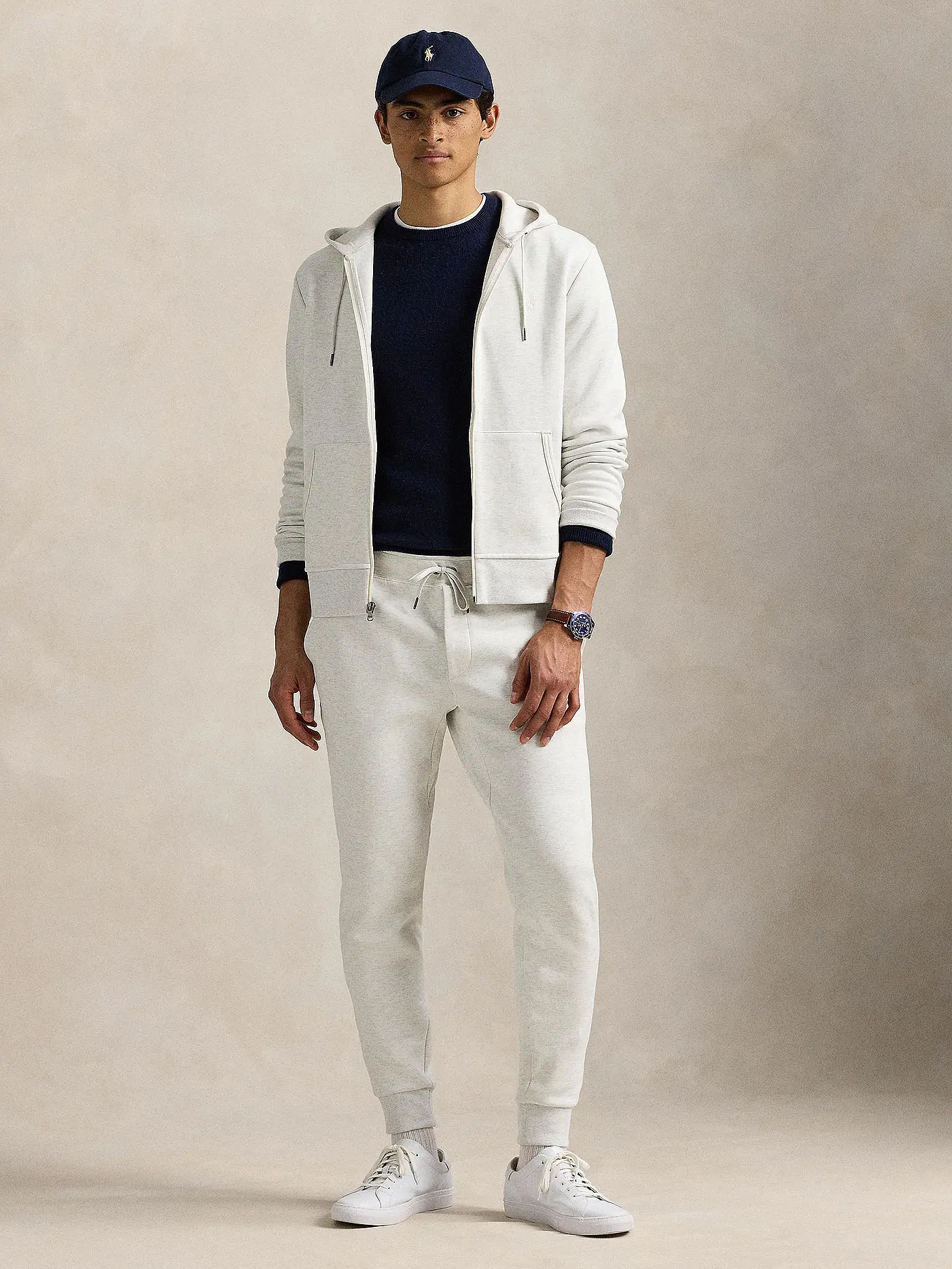 POLO RALPH LAUREN | Kapuzensweatjacke | hellgrau