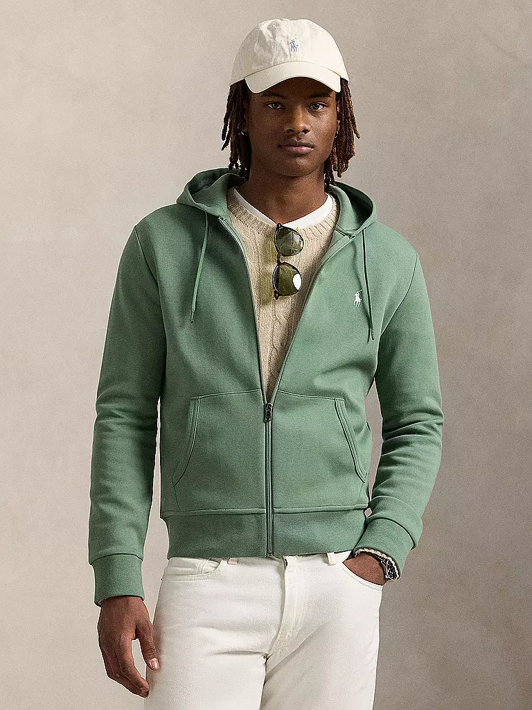 POLO RALPH LAUREN | Kapuzensweatjacke | grün
