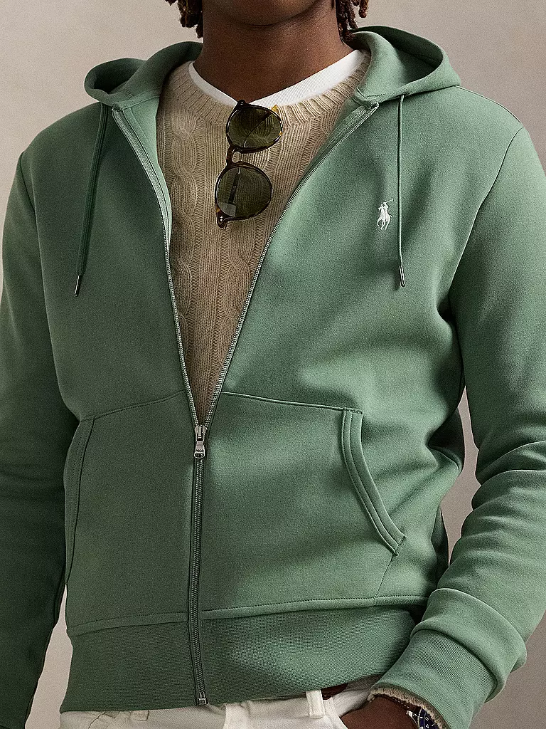 POLO RALPH LAUREN | Kapuzensweatjacke | grün