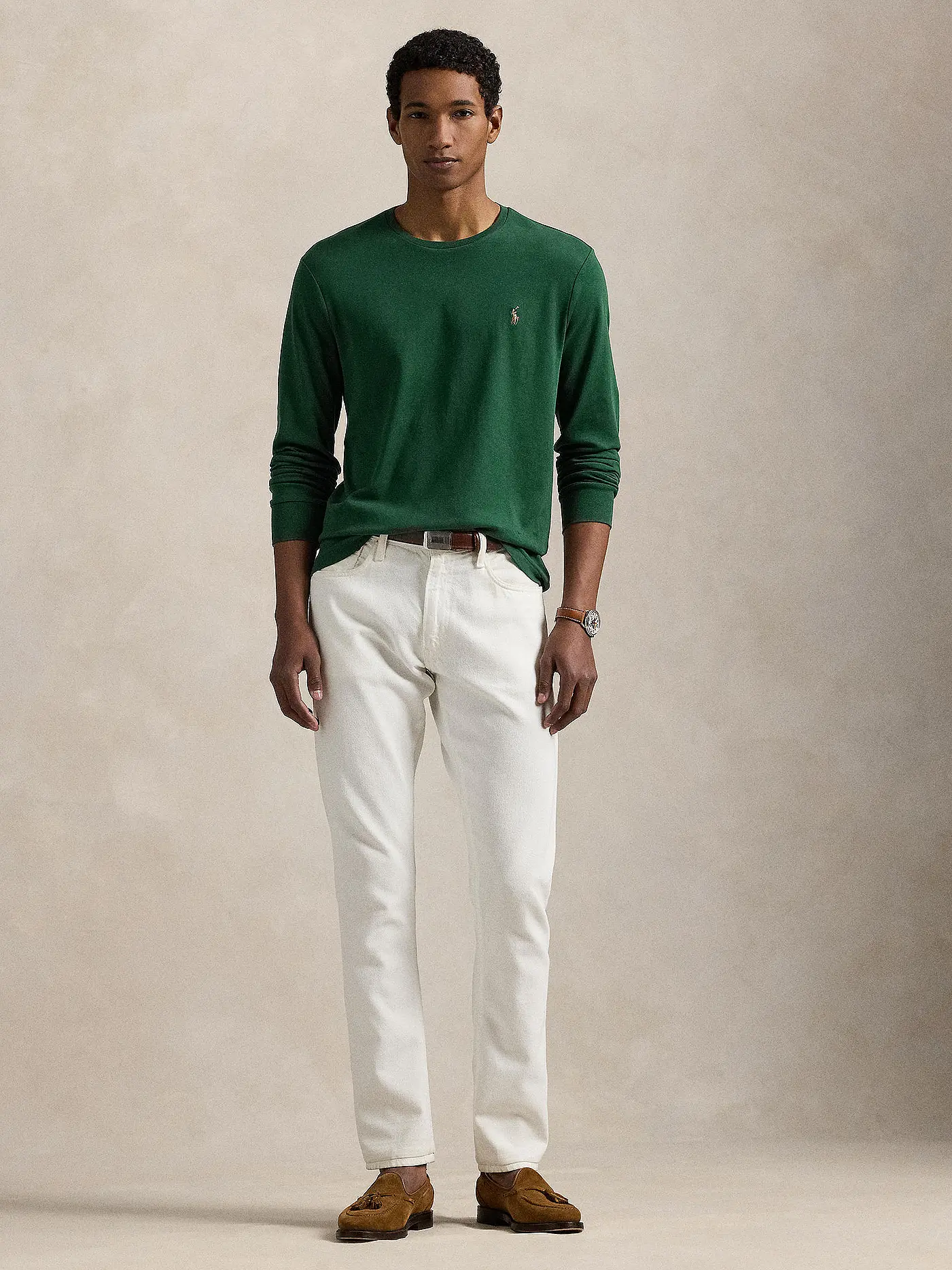 POLO RALPH LAUREN | Langarmshirt  | dunkelgrün