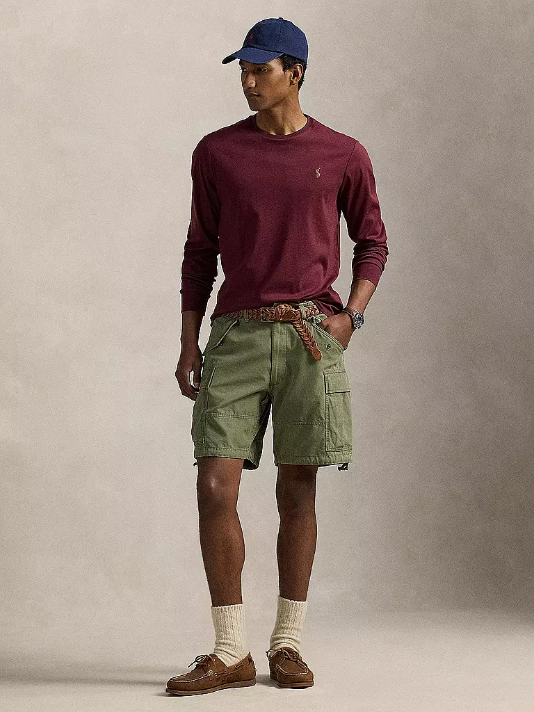 POLO RALPH LAUREN | Langarmshirt  | dunkelrot
