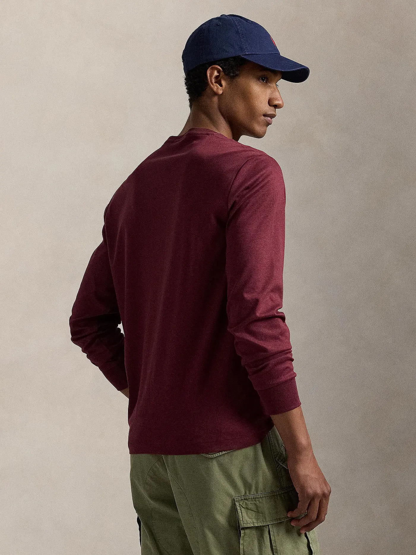 POLO RALPH LAUREN | Langarmshirt  | dunkelrot
