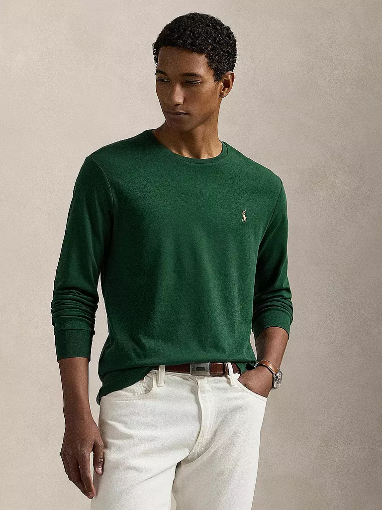 POLO RALPH LAUREN | Langarmshirt  | dunkelgrün