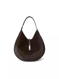 POLO RALPH LAUREN | Ledertasche - Schultertasche ID KOLLEKTION Medium | Braun