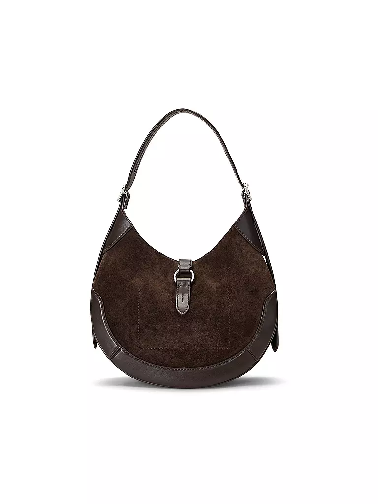 POLO RALPH LAUREN | Ledertasche - Schultertasche ID KOLLEKTION Small | braun