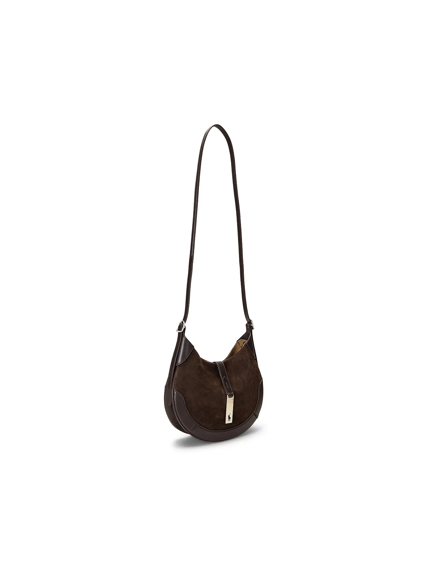 POLO RALPH LAUREN | Ledertasche - Schultertasche ID KOLLEKTION Small | braun