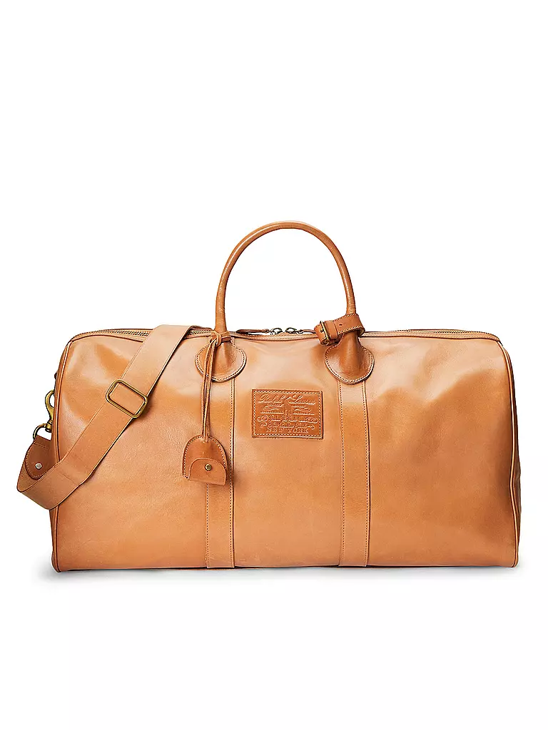 POLO RALPH LAUREN | Ledertasche - Weekender | hellbraun