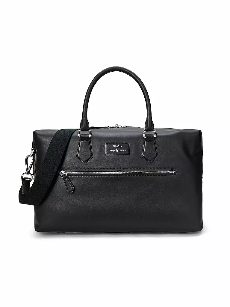 POLO RALPH LAUREN | Ledertasche - Weekender | schwarz