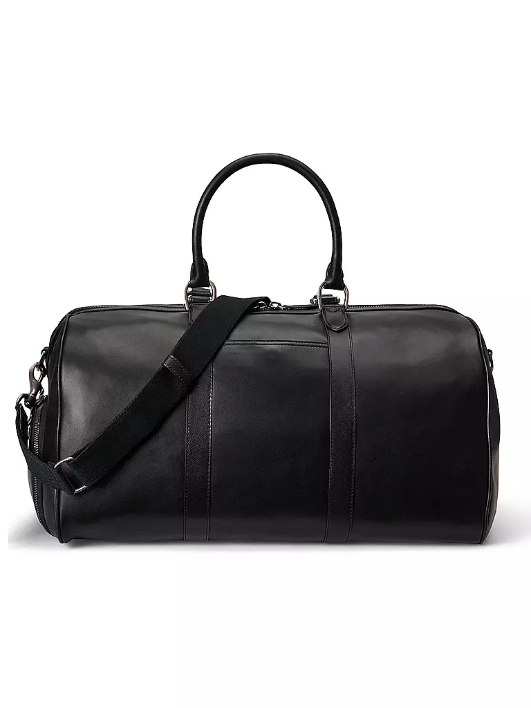 POLO RALPH LAUREN | Ledertasche - Weekender | schwarz